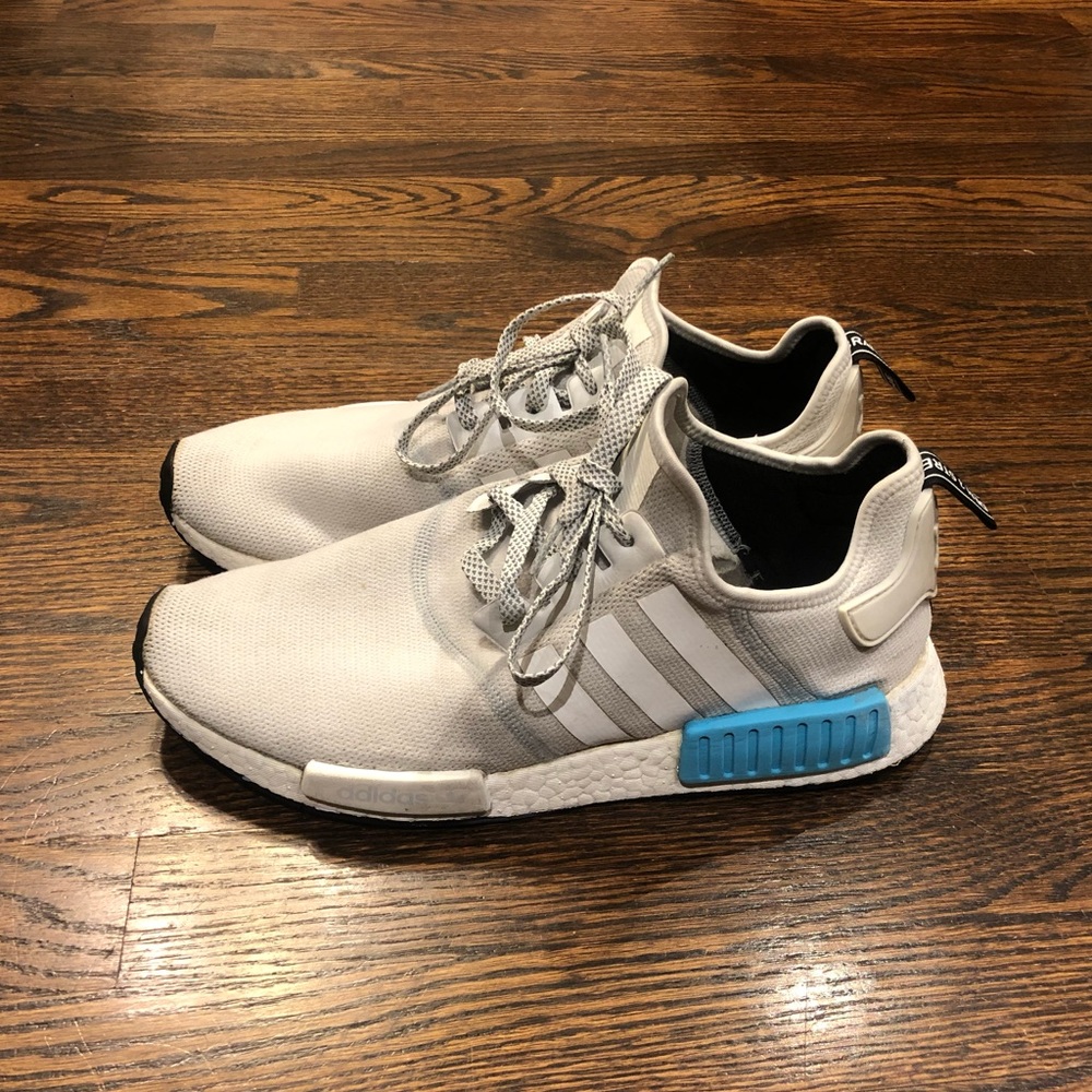 NMD R1 White Blue